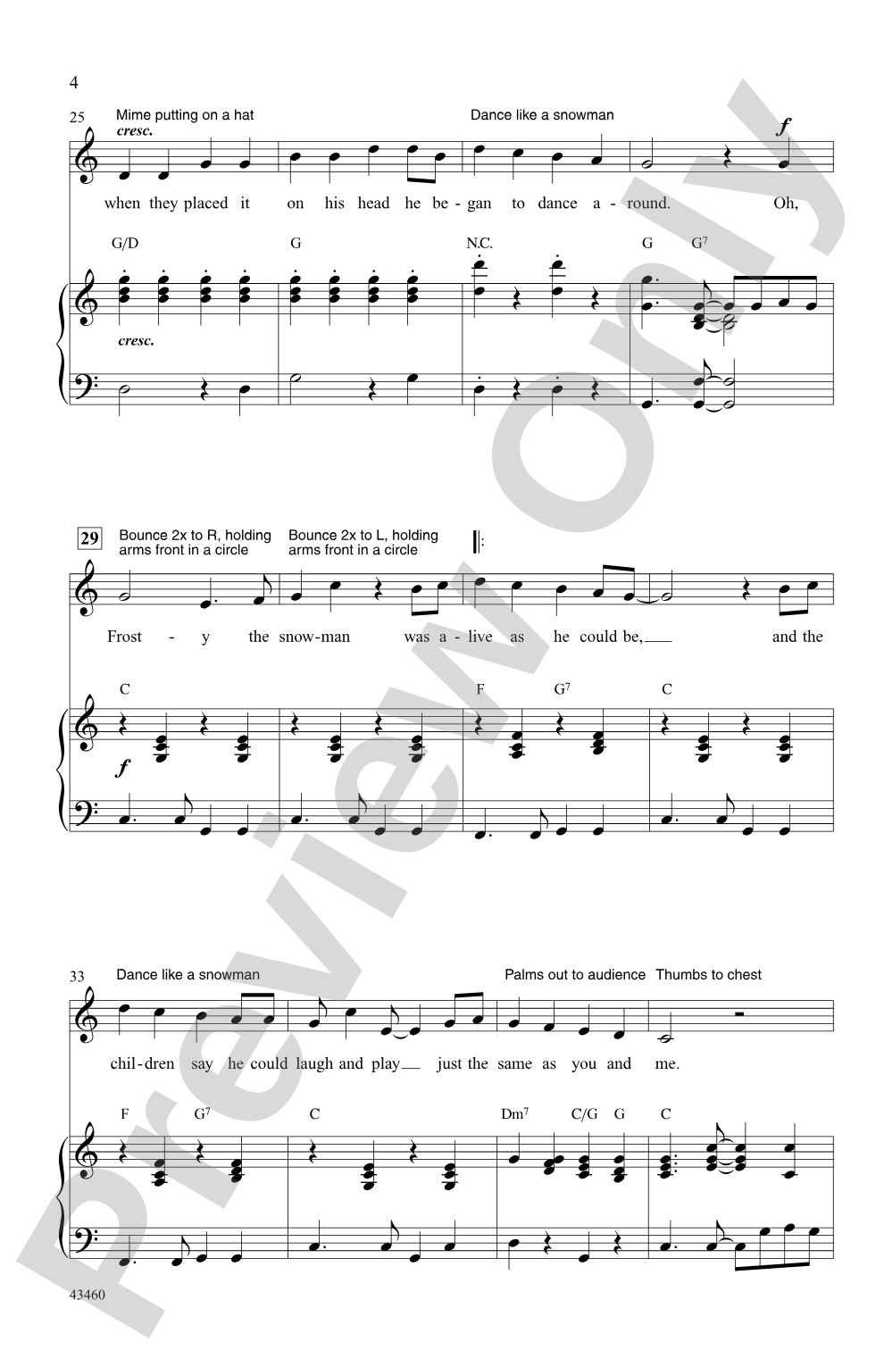 Frosty the Snowman: 2-Part Choral Octavo