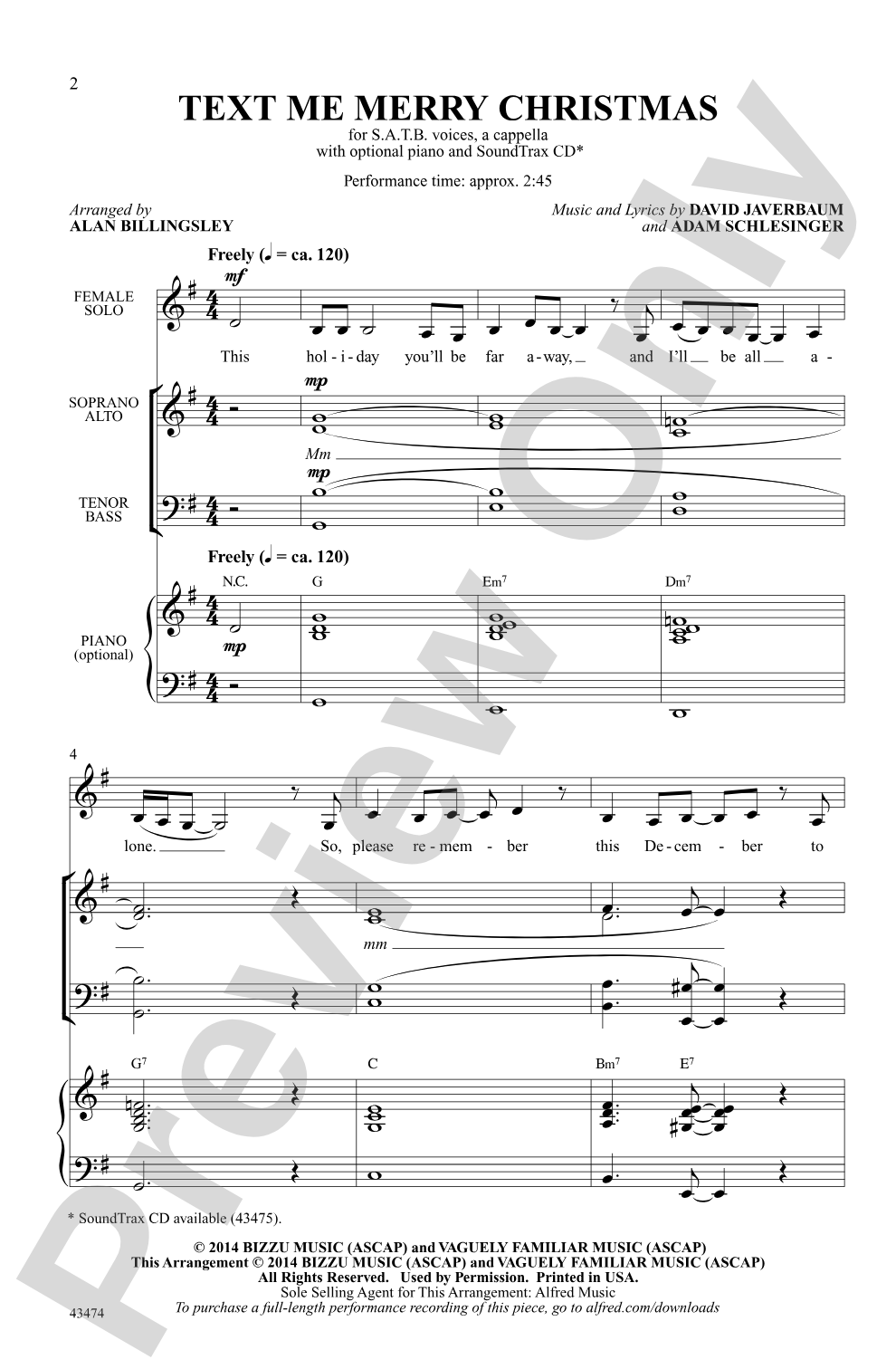 Text Me Merry Christmas: SATB, <i>a cappella</i> Choral Octavo