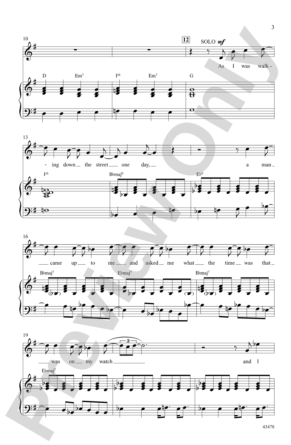 Does Anybody Really Know What Time It Is?: SSA Choral Octavo