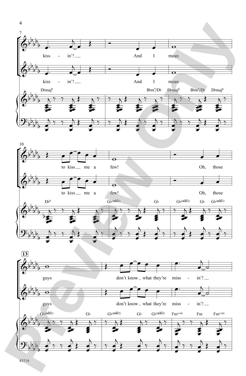 A Lot of Livin' to Do (from the musical <i>Bye, Bye, Birdie</i>): SSA Choral Octavo