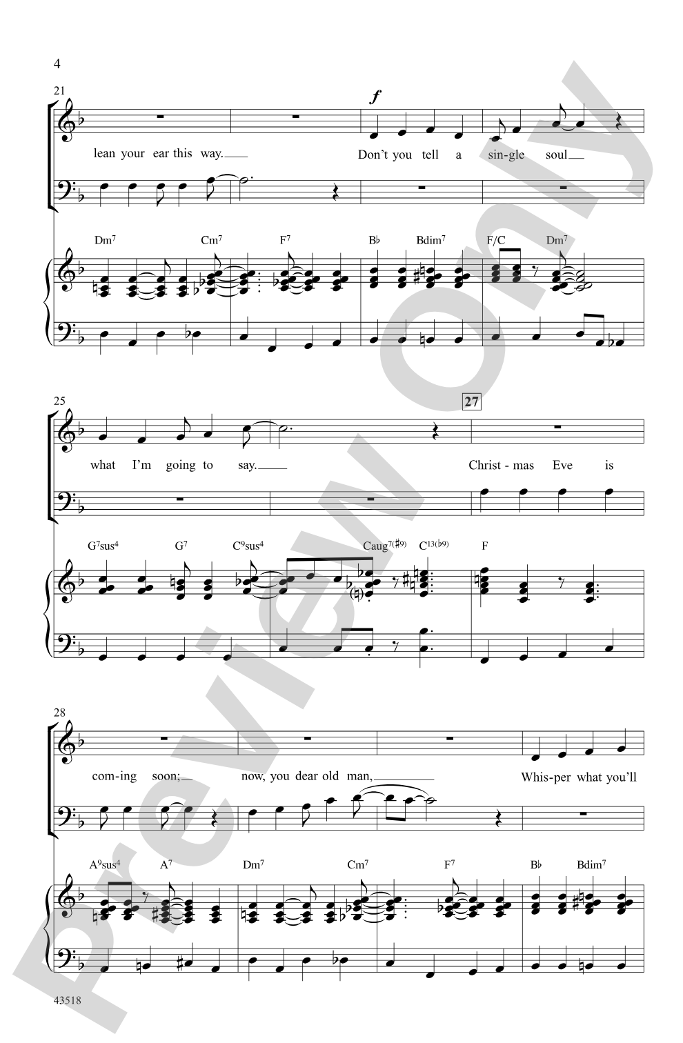 Five Favorite Holiday Songs: SATB Choral Octavo