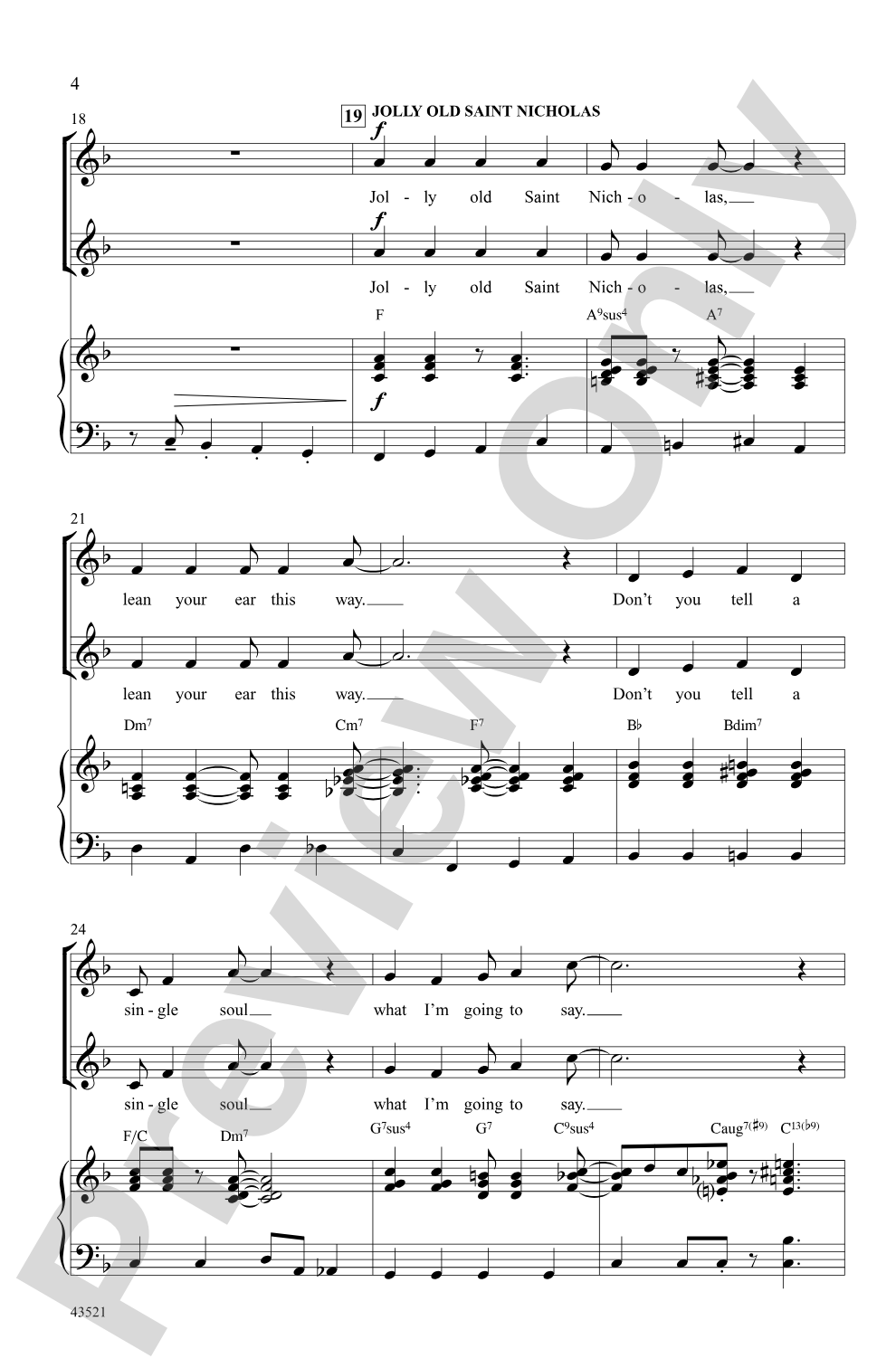 Five Favorite Holiday Songs: 2-Part Choral Octavo