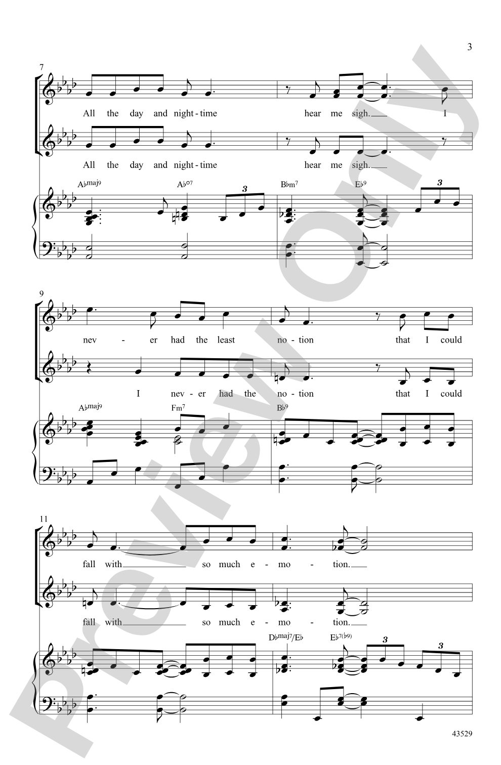 I've Got a Crush on You: SSAA Choral Octavo