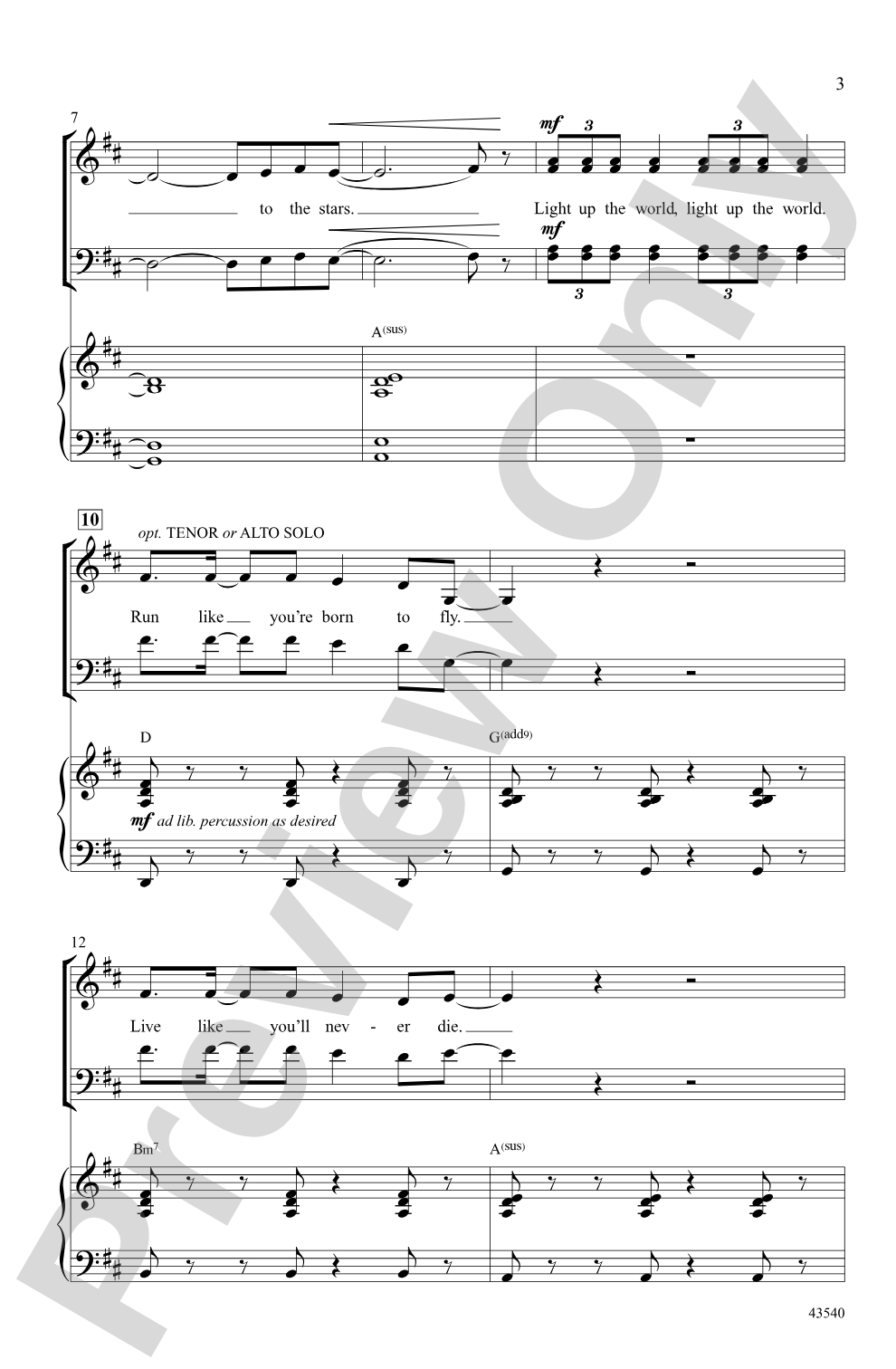 The World Is Ours: SATB Choral Octavo