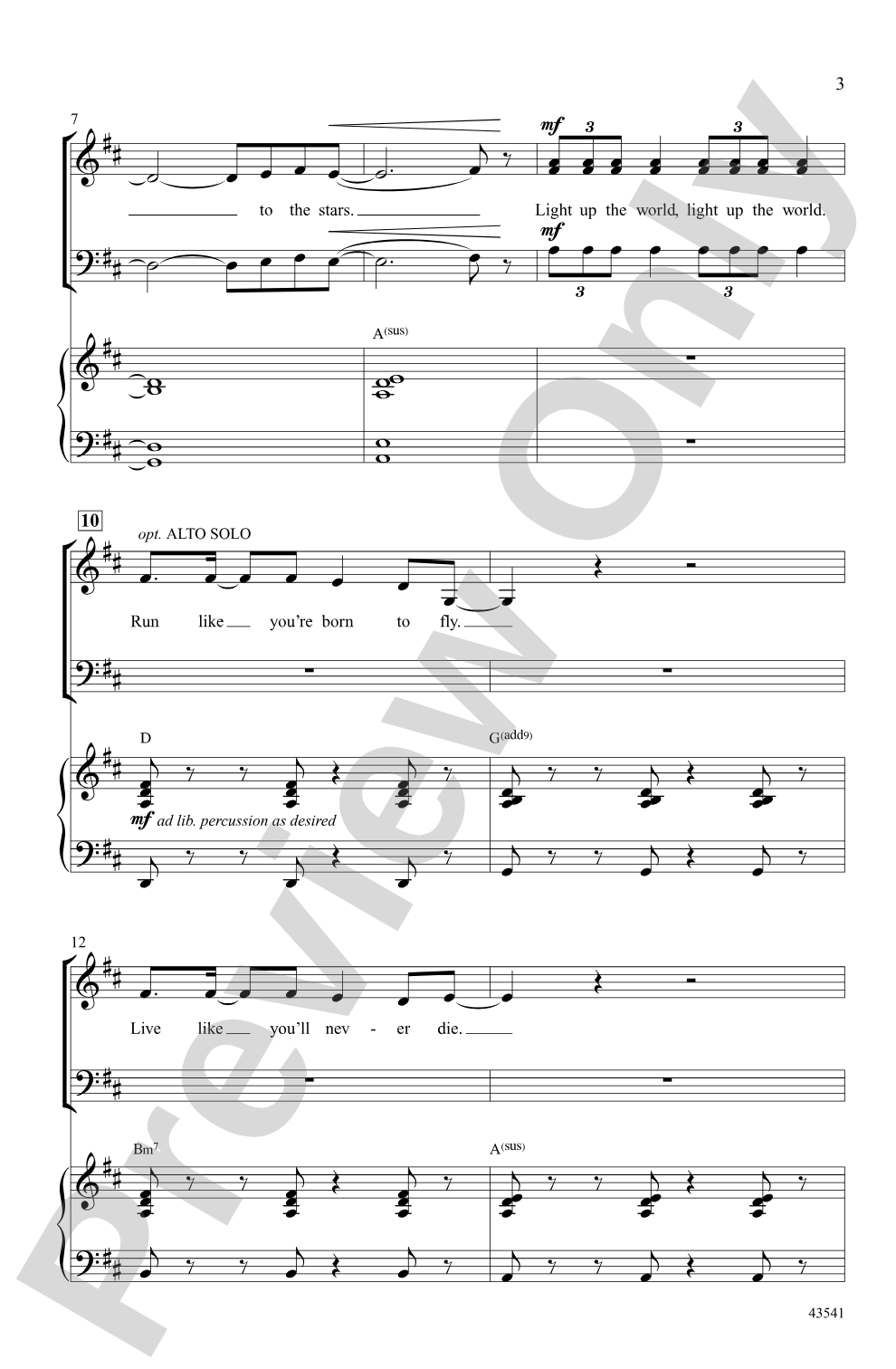 The World Is Ours: SAB Choral Octavo