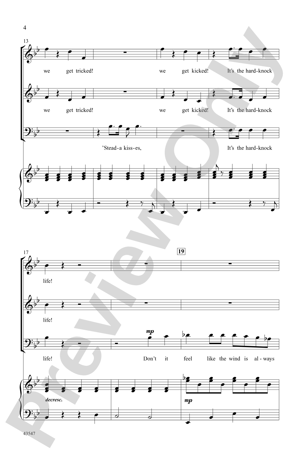Annie: 3-Part Mixed Choral Octavo