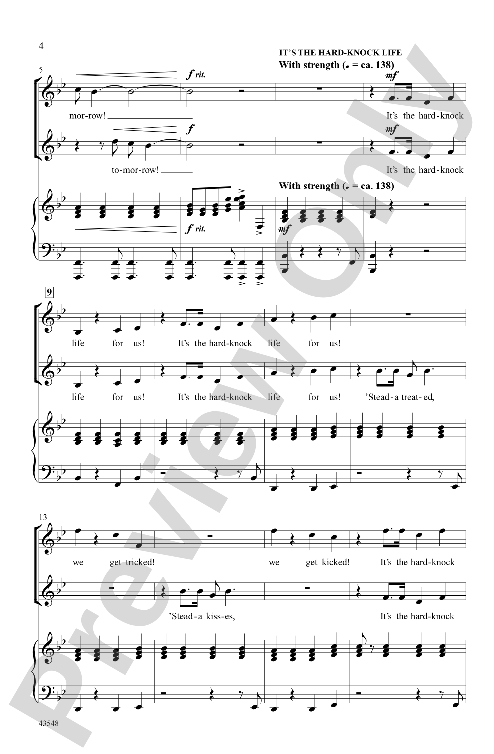 Annie: 2-Part Choral Octavo