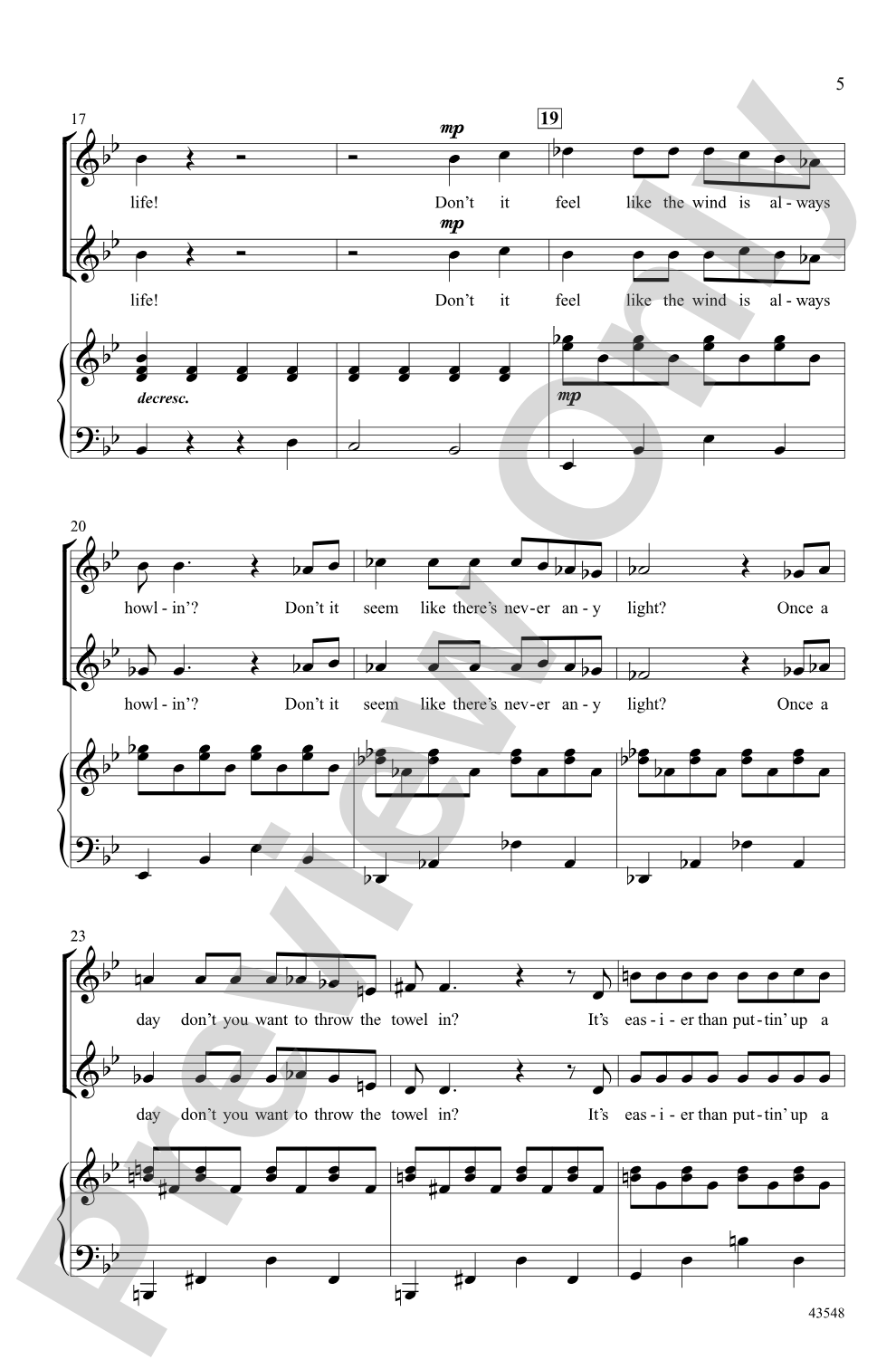 Annie: 2-Part Choral Octavo