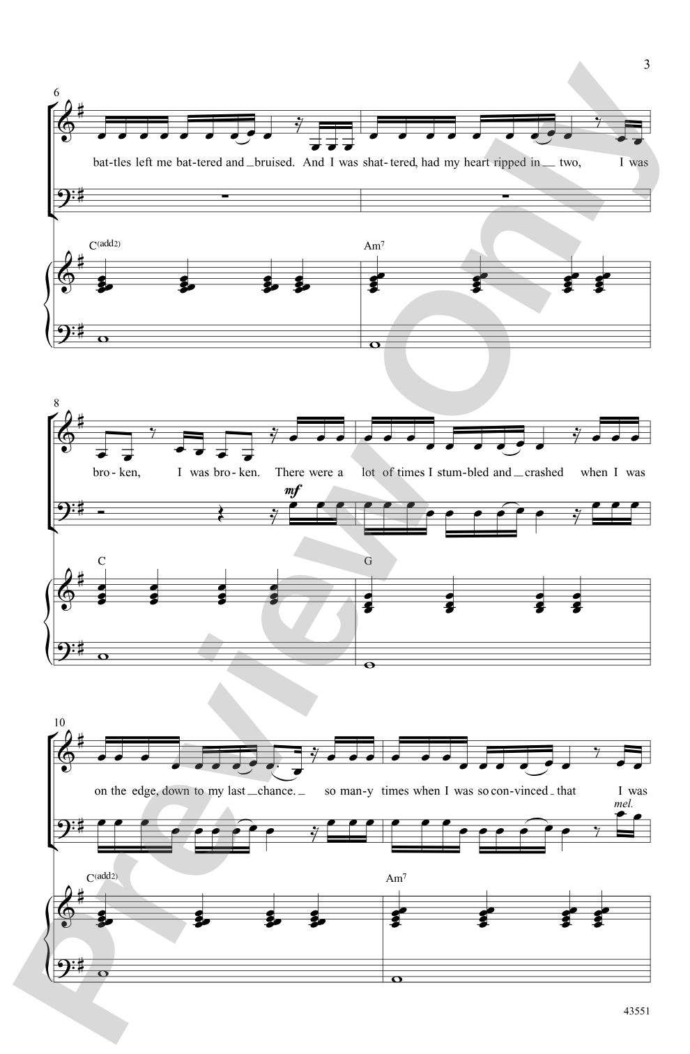 Grateful: SAB Choral Octavo