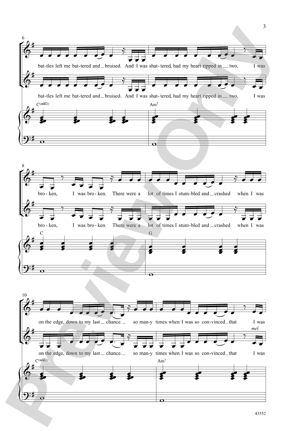 Grateful: SSA Choral Octavo