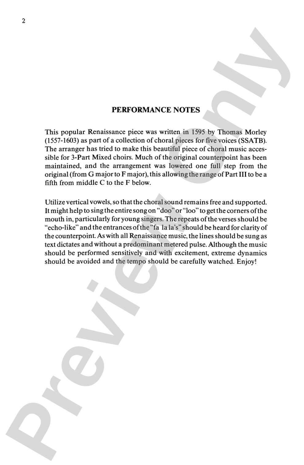 Sing We and Chant It: 3-Part Mixed, <I>a cappella</I> Choral Octavo