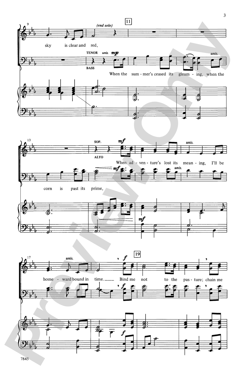 Homeward Bound: SATB Choral Octavo