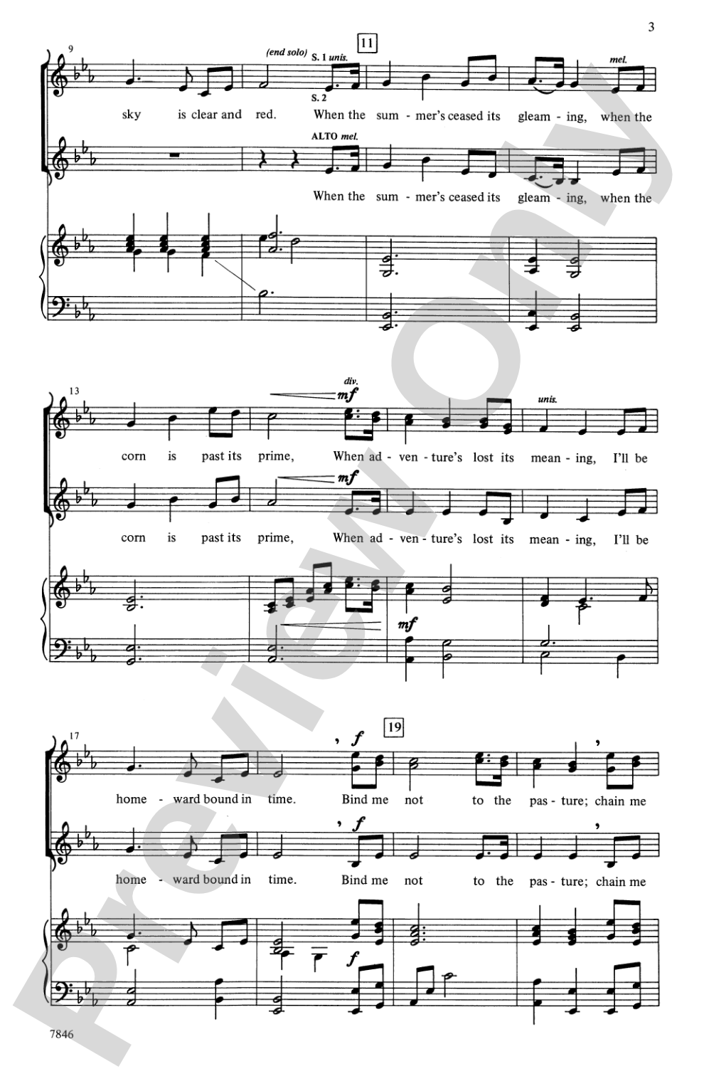 Homeward Bound: SSA Choral Octavo