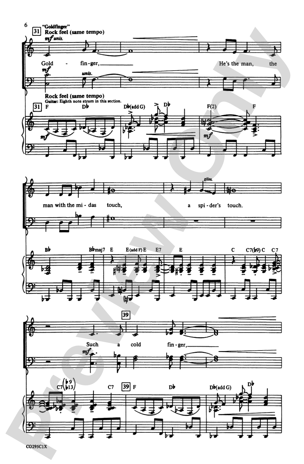 The Best of Bond (A Medley): SATB Choral Octavo