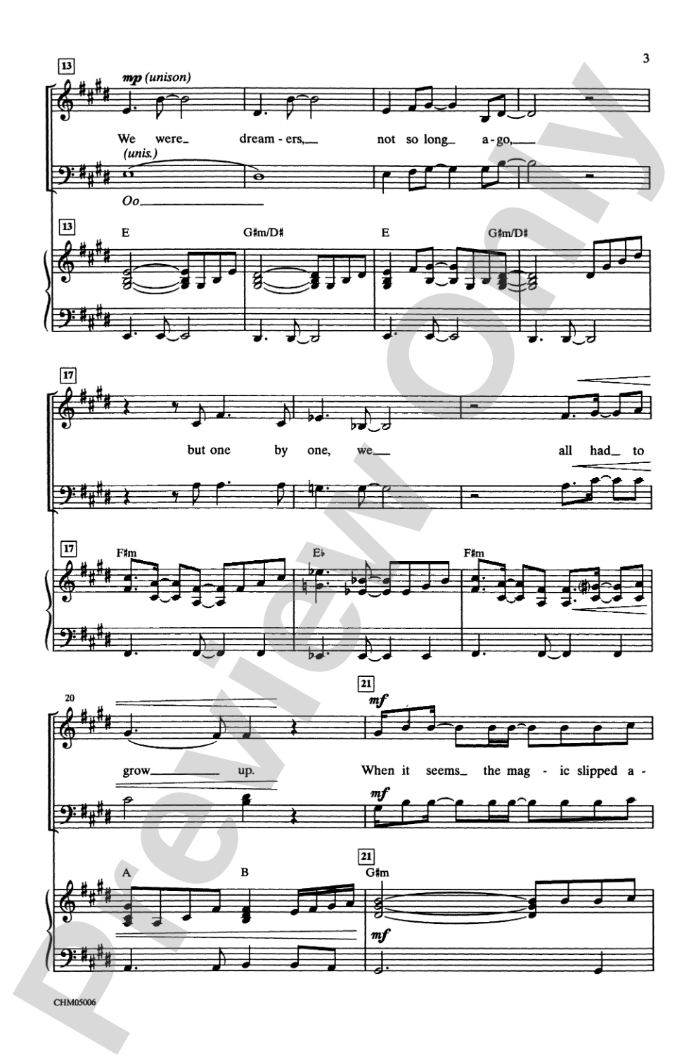 Believe (from <I>The Polar Express</I>): SATB Choral Octavo