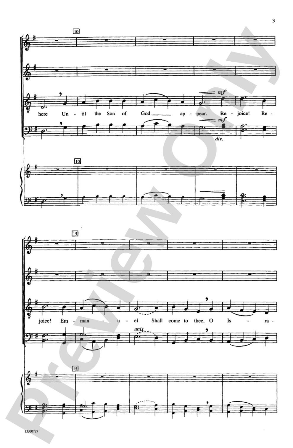 O Come, O Come, Emanuel: SATB Choral Octavo