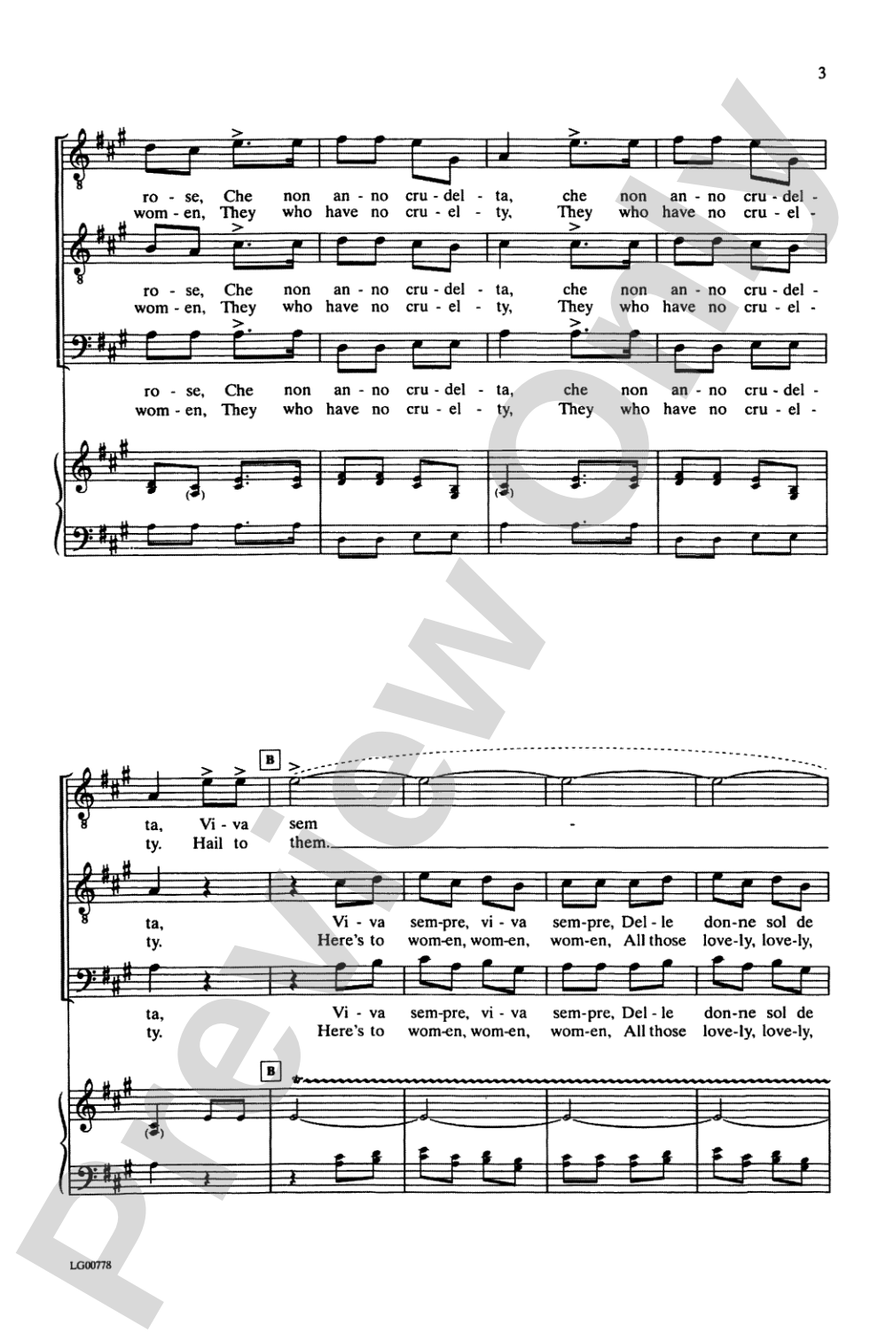 Viva Tutti: TTB Choral Octavo