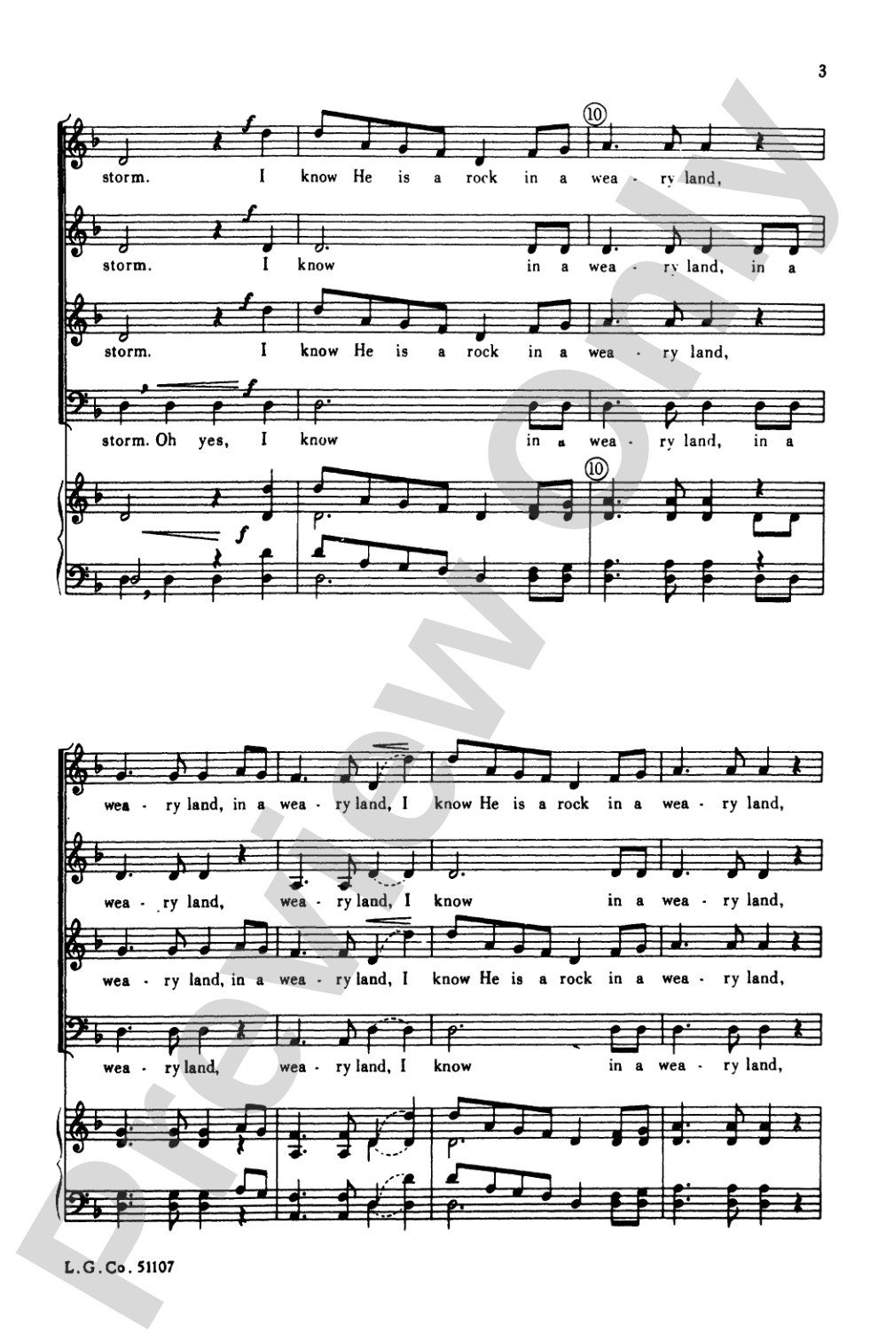 My God Is a Rock: SATB Choral Octavo