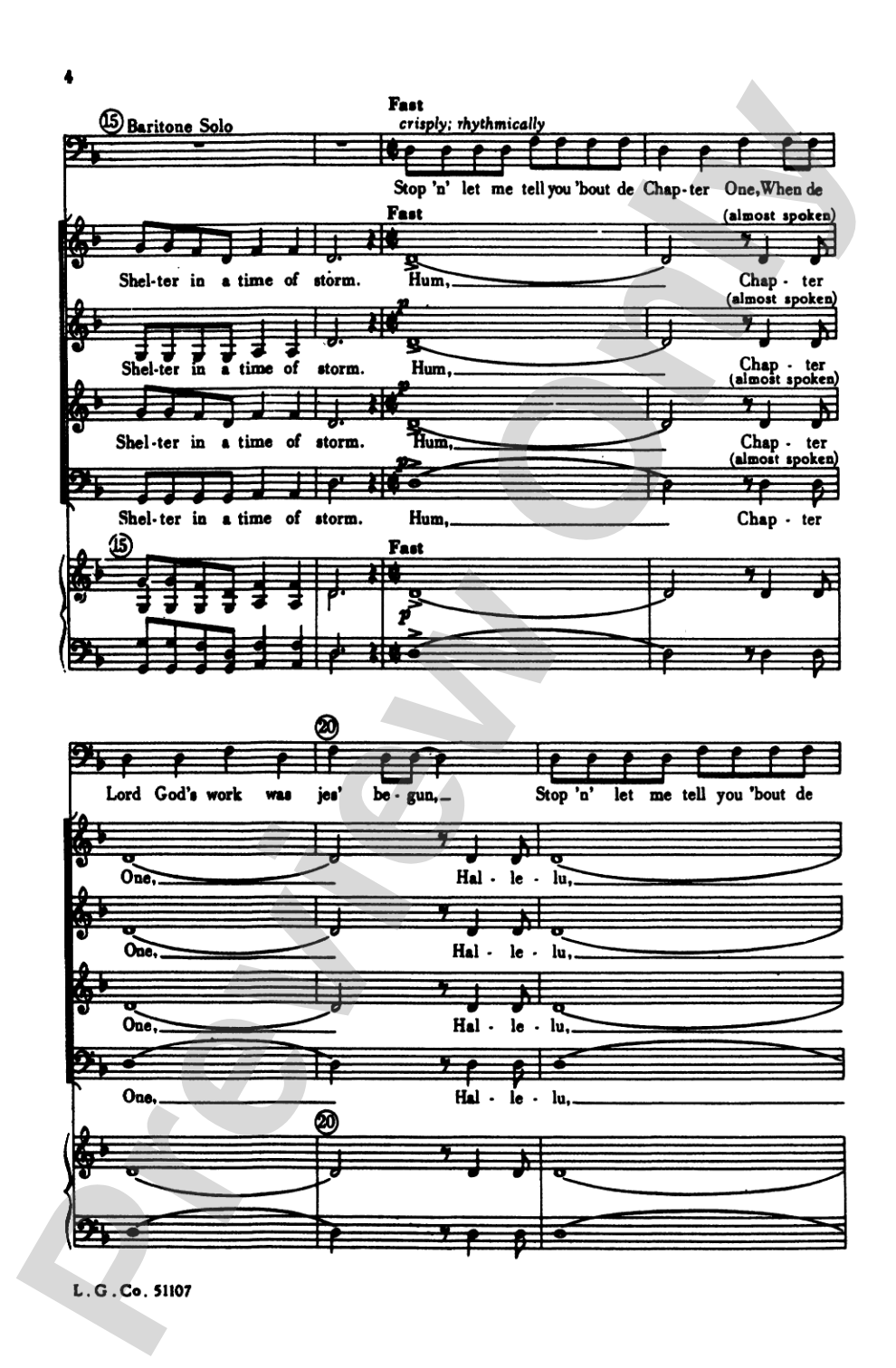 My God Is a Rock: SATB Choral Octavo