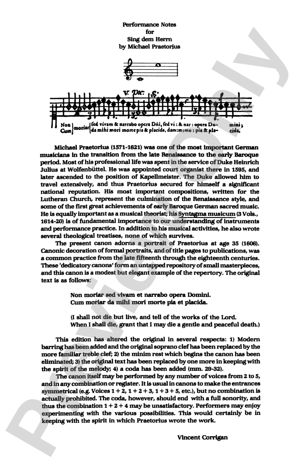 Sing Dem Herrn: 2-5 Voices Choral Octavo