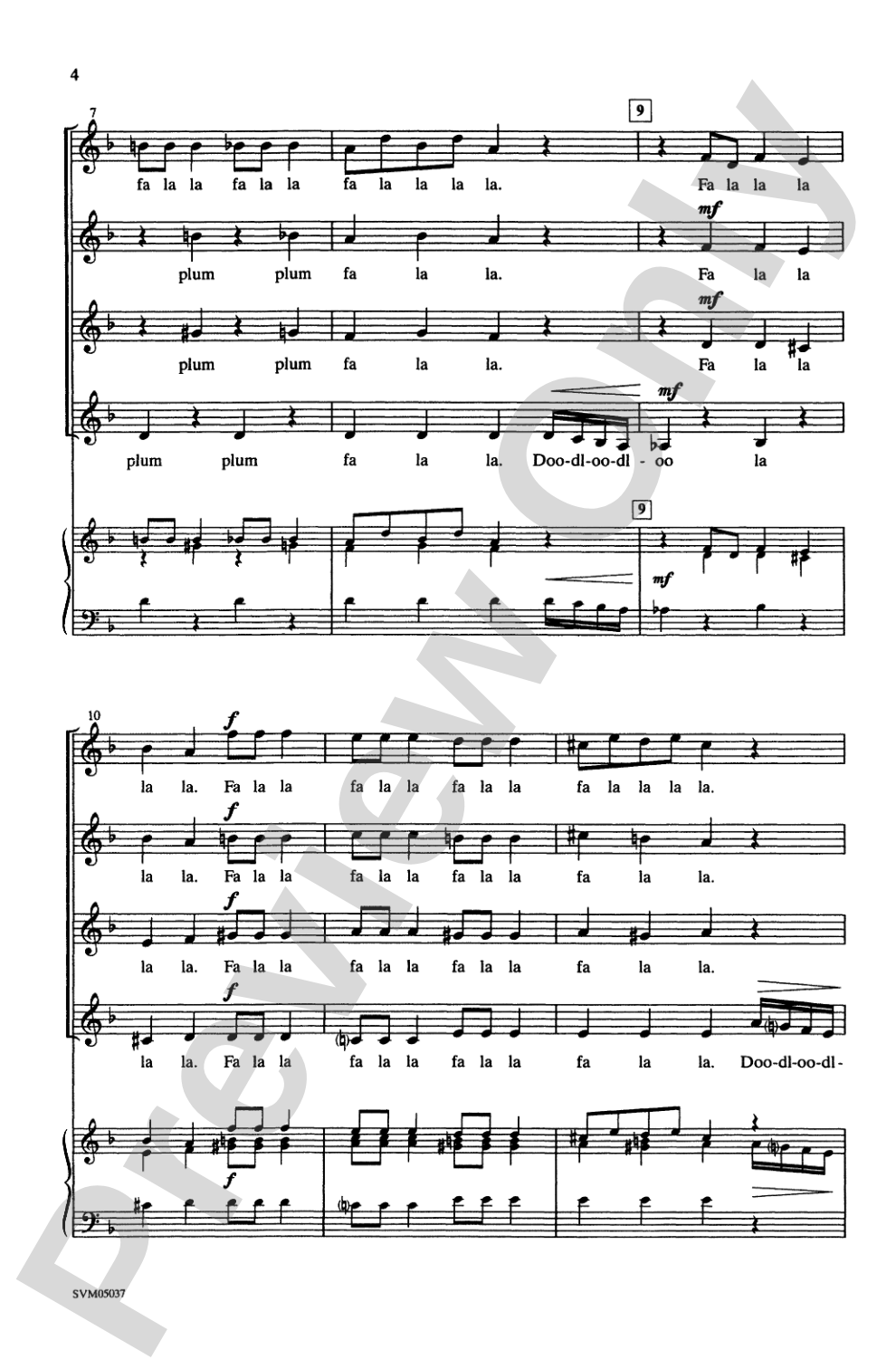 Dance of the Sugar-Plum Fairy (from <I>The Nutcracker Suite</I>): SSAA, <I>a cappella</I> Choral Octavo