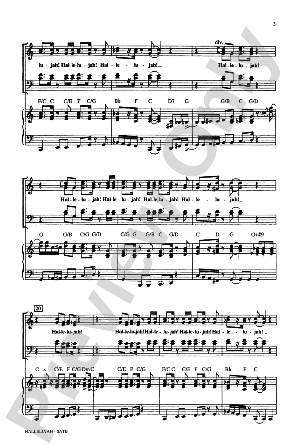 Hallelujah from <I>Handel's Messiah: A Soulful Celebration</I>: SATB Choral Octavo