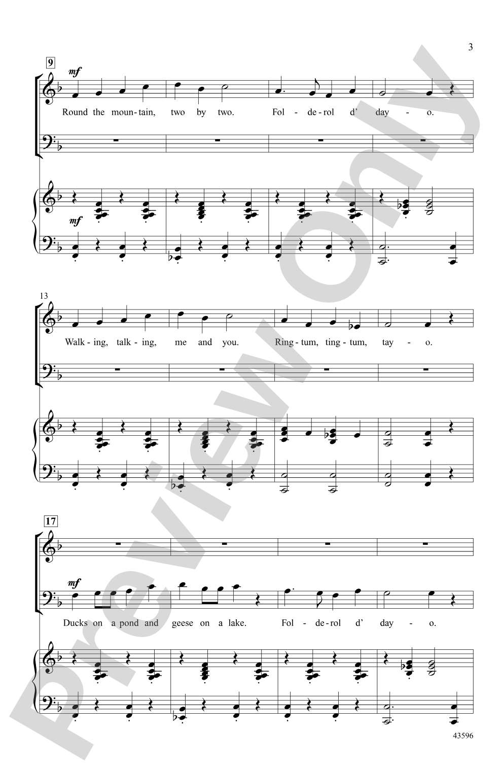 Pineywood Mountain: SATB Choral Octavo