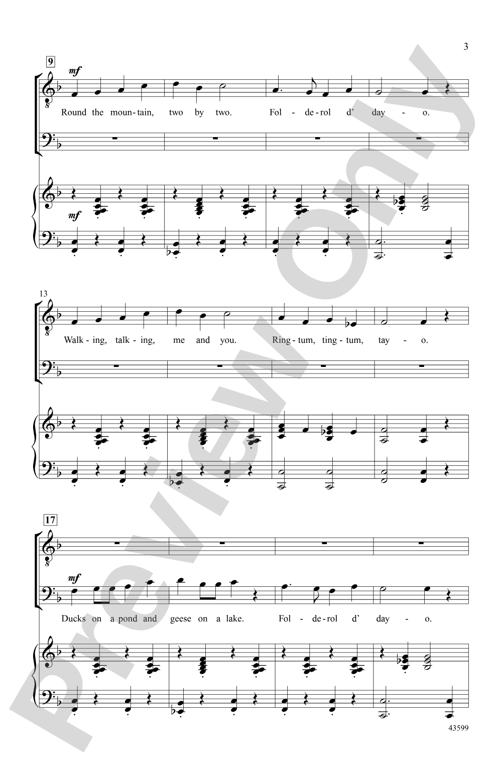 Pineywood Mountain: TTB Choral Octavo