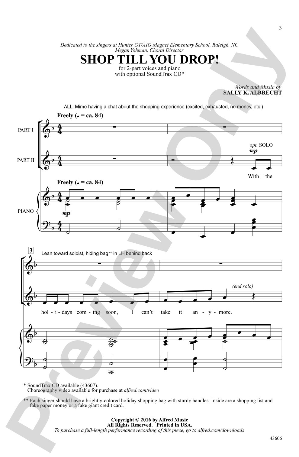 Shop Till You Drop!: 2-Part Choral Octavo