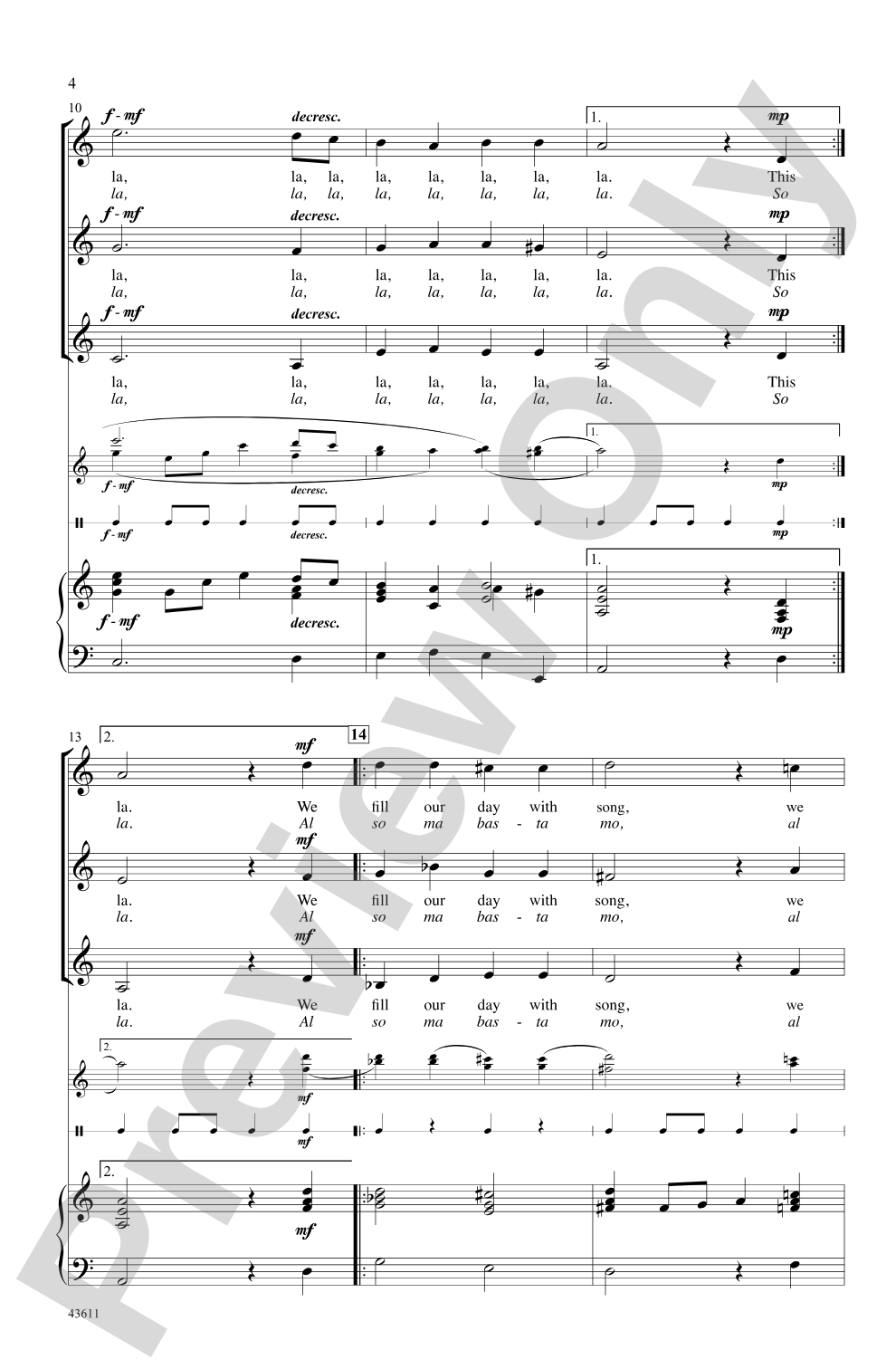 This Is Our Time for Singing: SSA Choral Octavo
