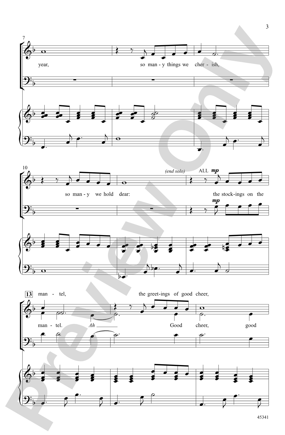 When I Hear the Sounds of Christmas: 3-Part Mixed Choral Octavo