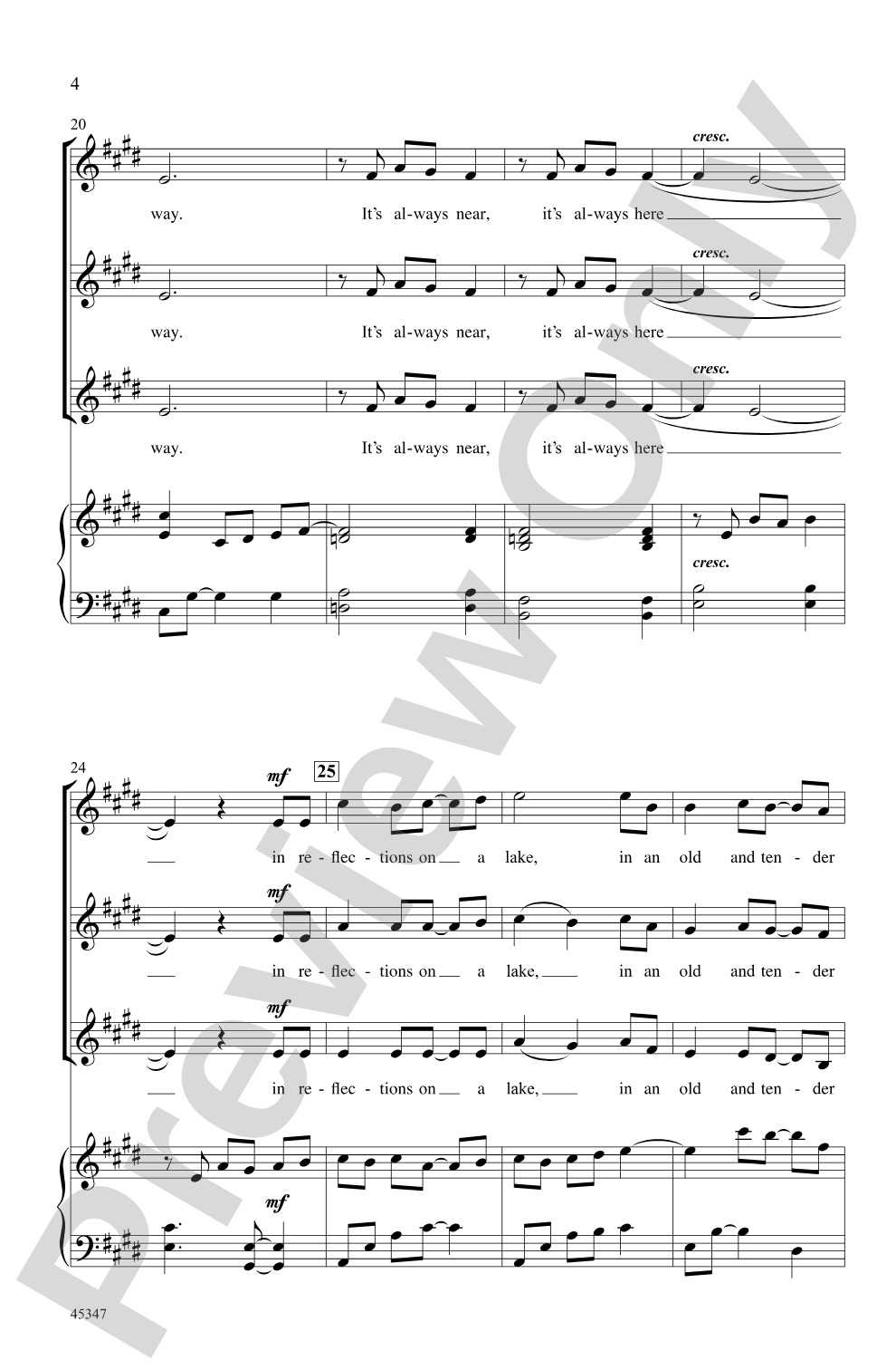 Light, You Will Have: SSA Choral Octavo