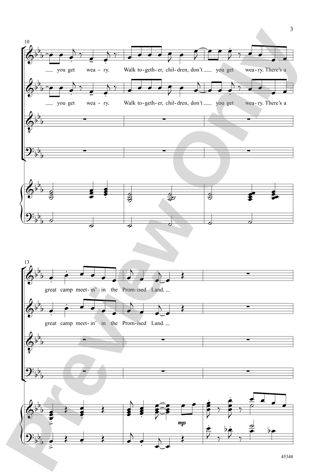 Walk Together, Children: SATB Choral Octavo