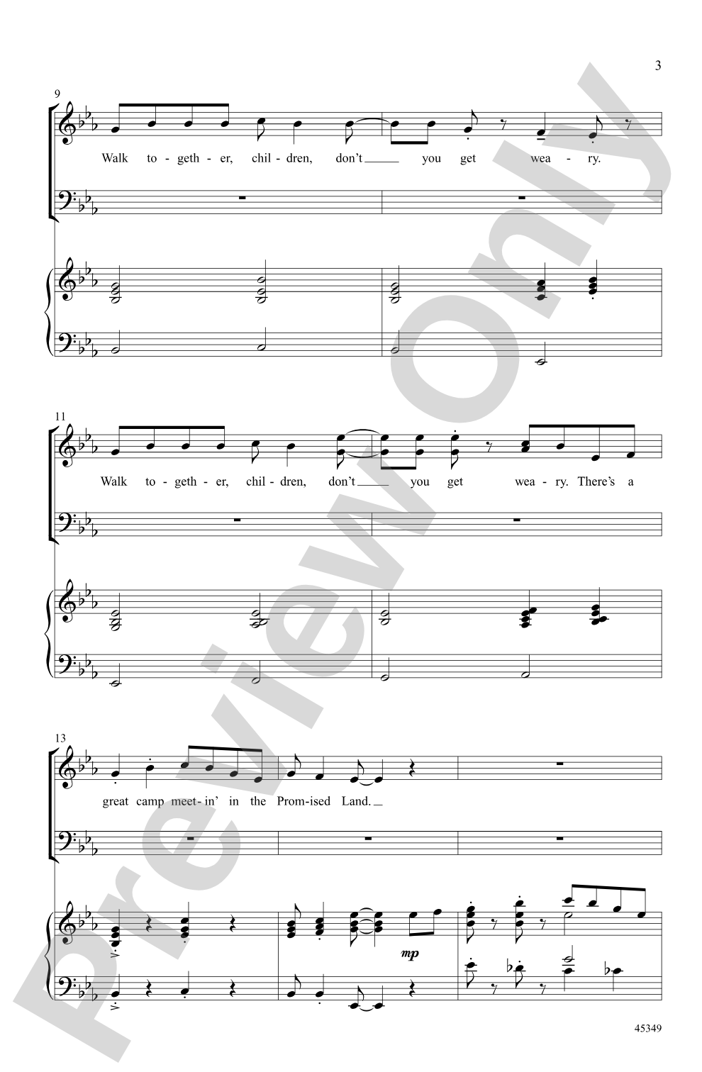 Walk TogTether, Children: SAB Choral Octavo