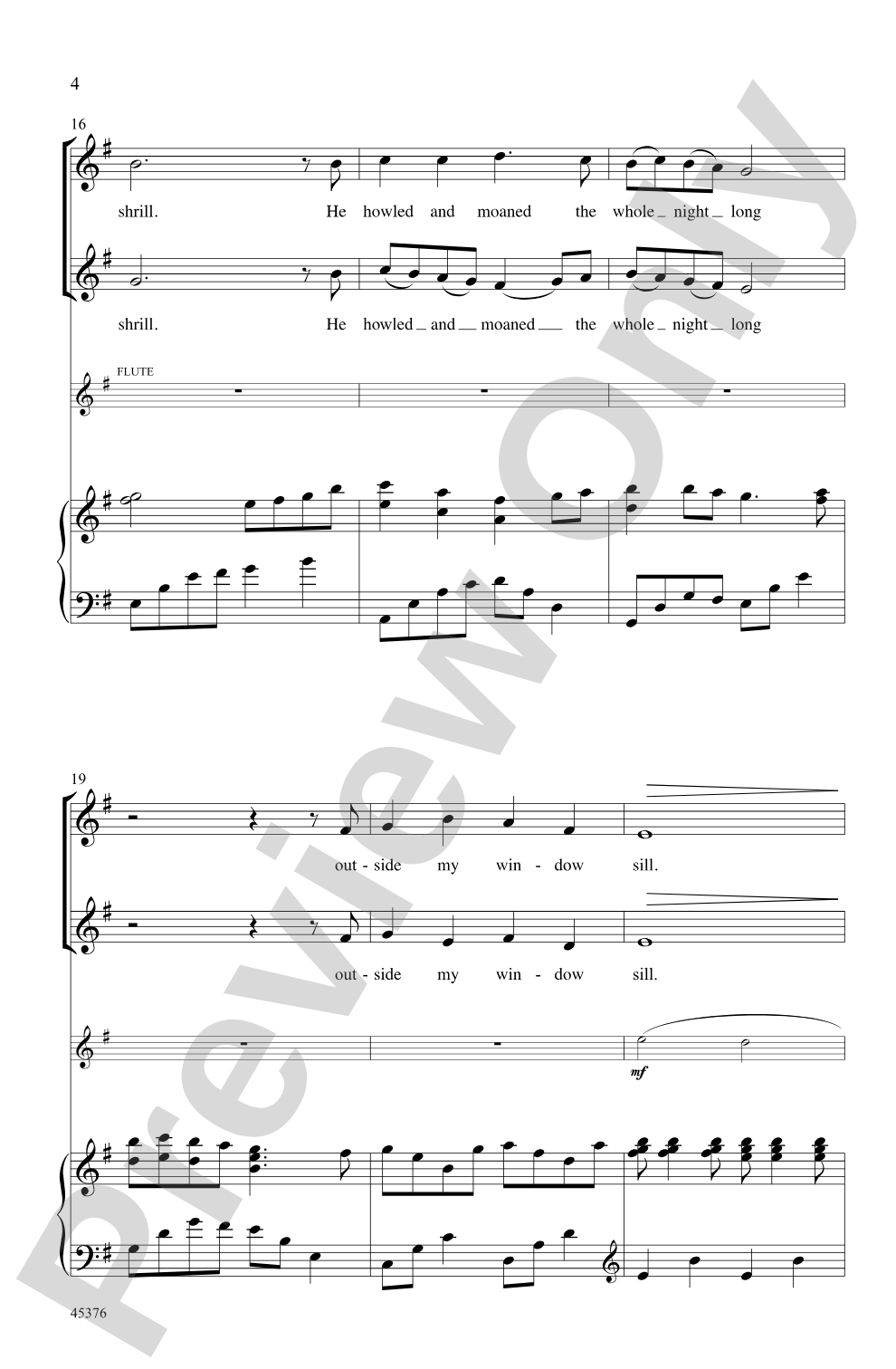 The Winter Wind: 2-Part Choral Octavo