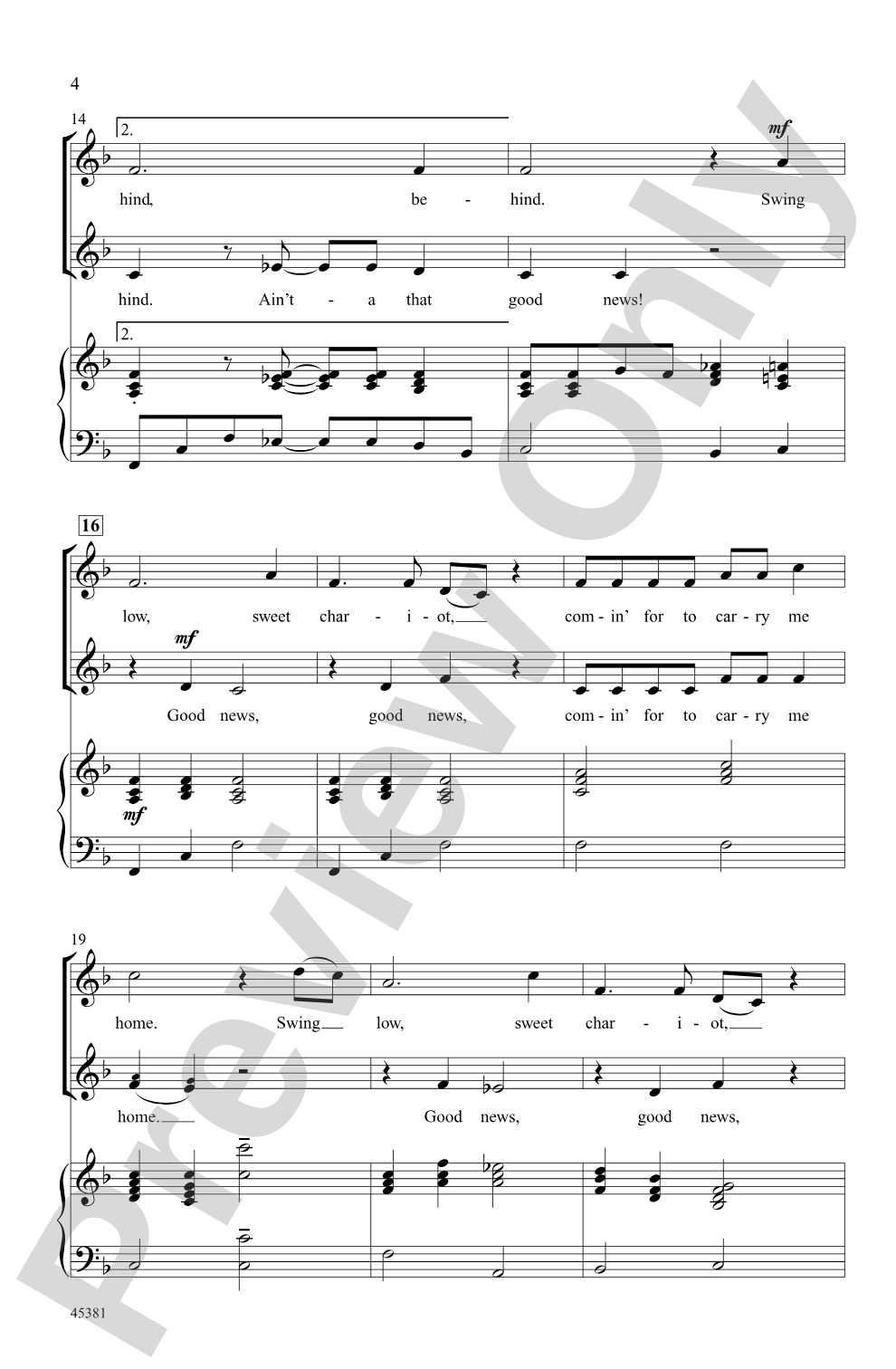 Ain't-a That Good, Good News!: 2-Part Choral Octavo