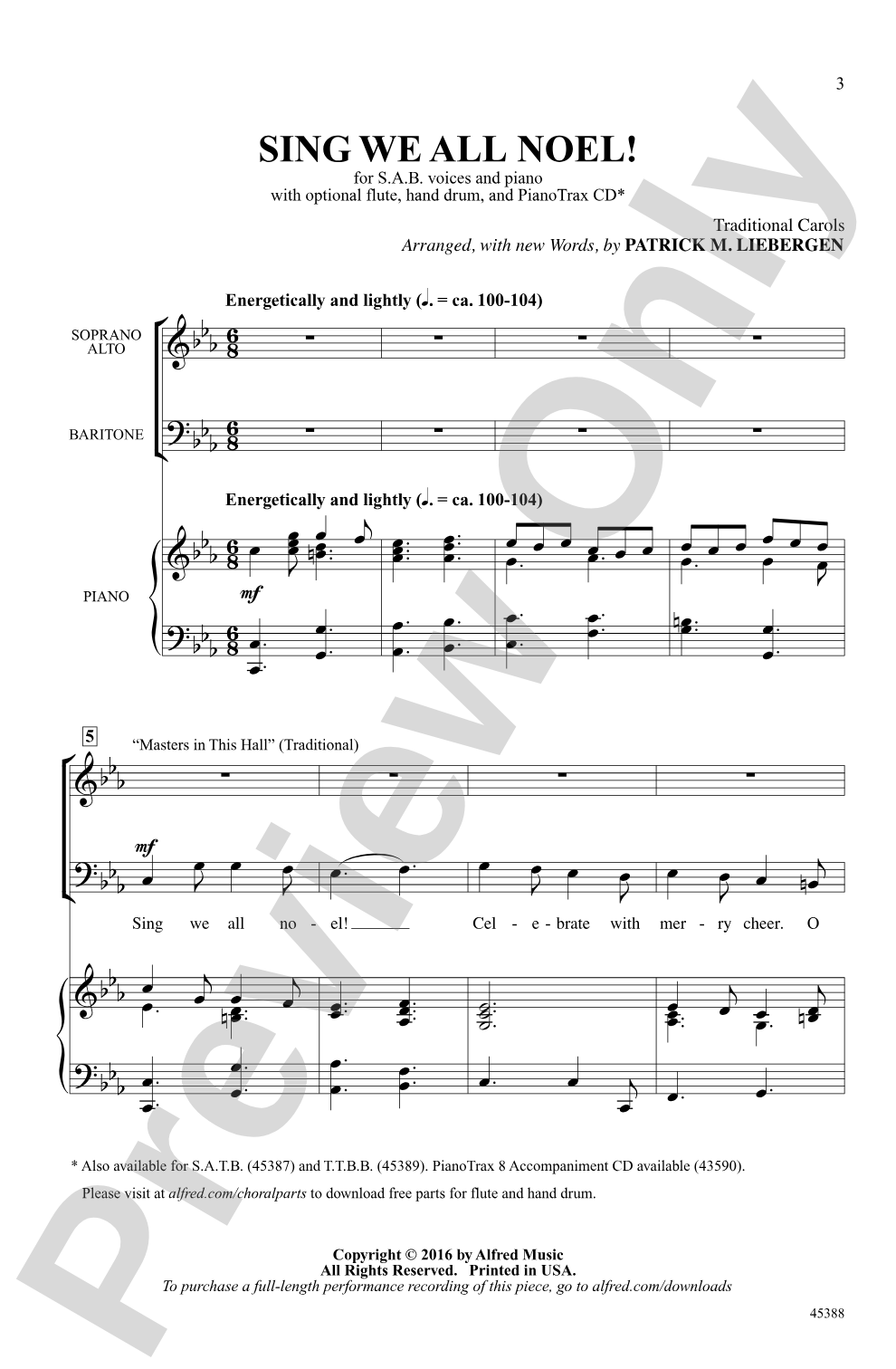 Sing We All Noel!: SAB Choral Octavo