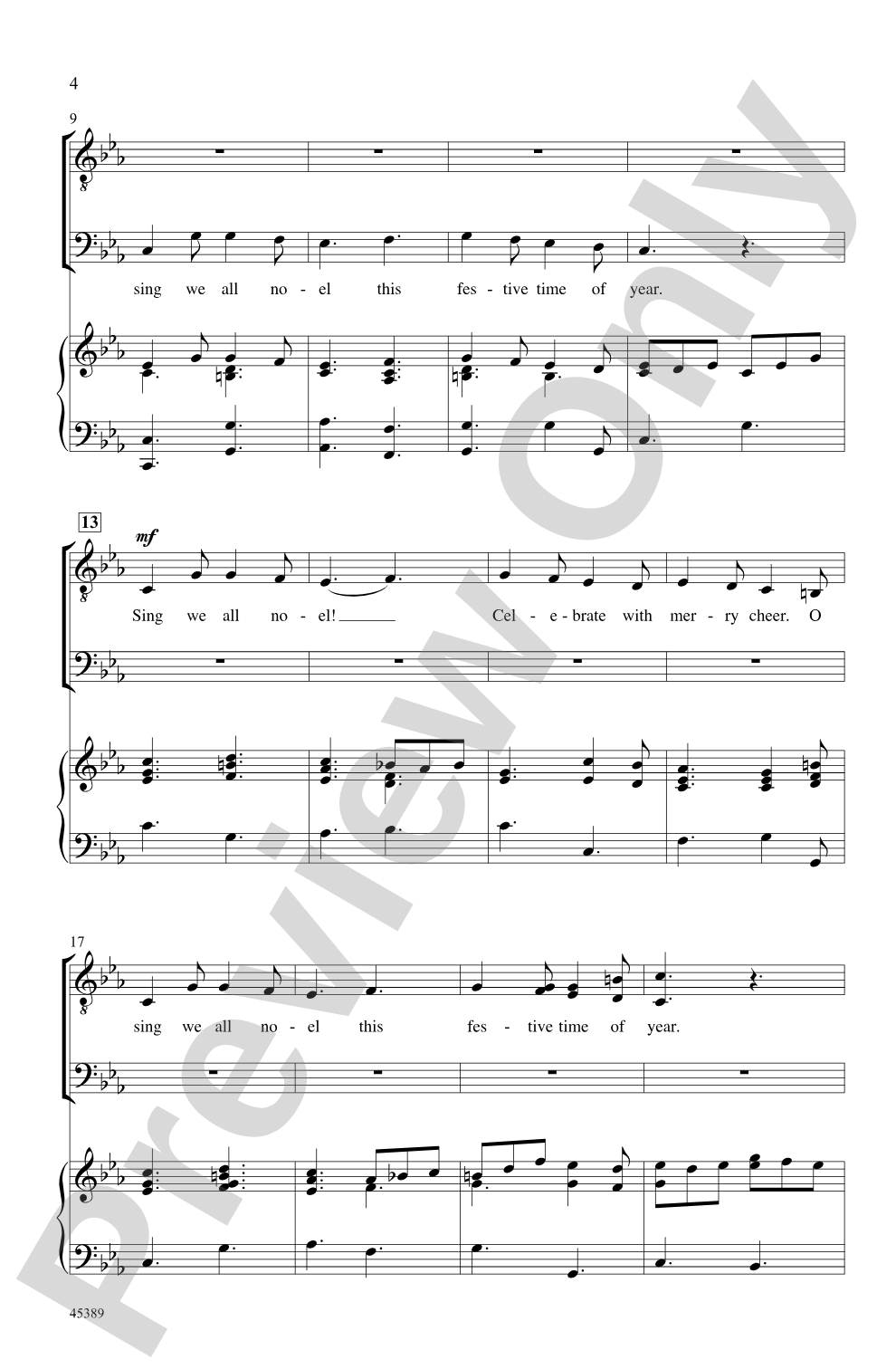Sing We All Noel!: TTBB Choral Octavo