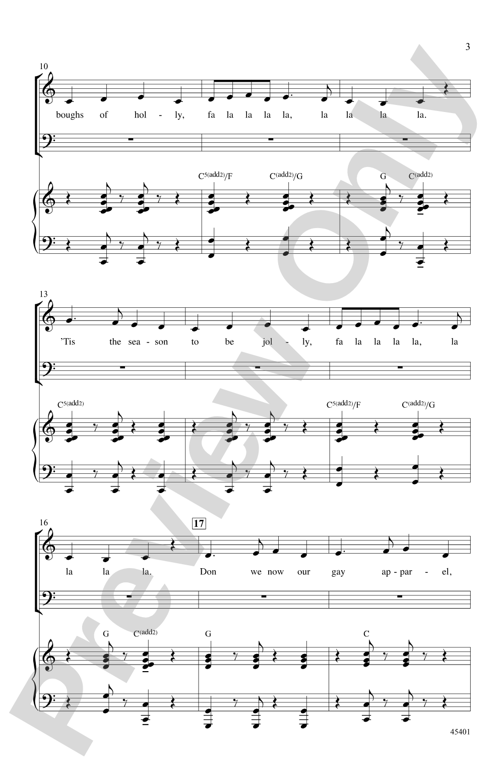 Deck the Hall!: 3-Part Mixed Choral Octavo