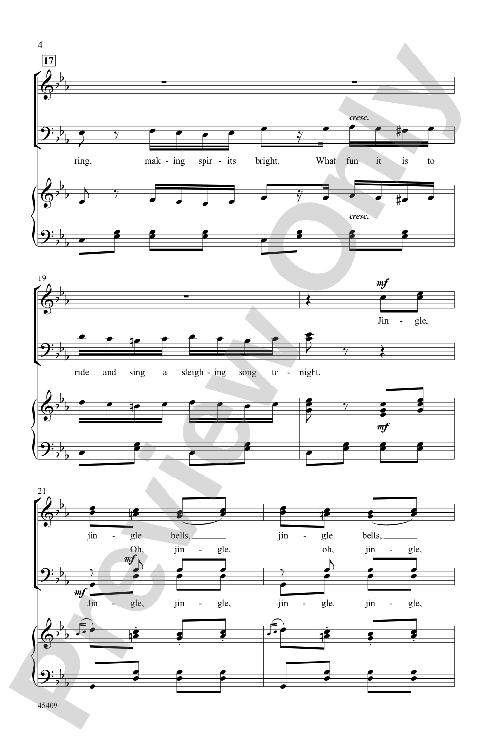 Jingle Bells Rondo: SATB Choral Octavo