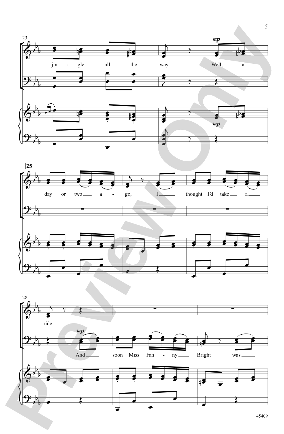 Jingle Bells Rondo: SATB Choral Octavo