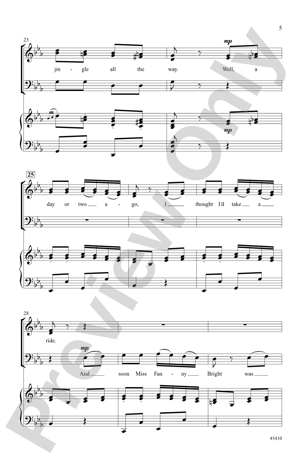 Jingle Bells Rondo: SAB Choral Octavo