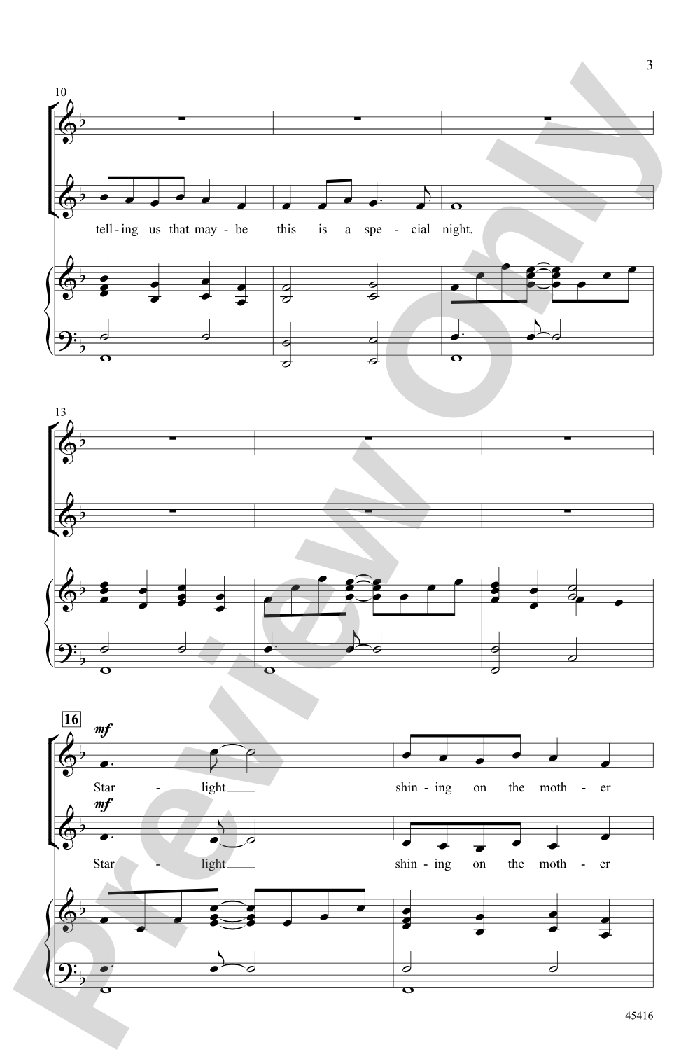 Starlight: 2-Part Choral Octavo