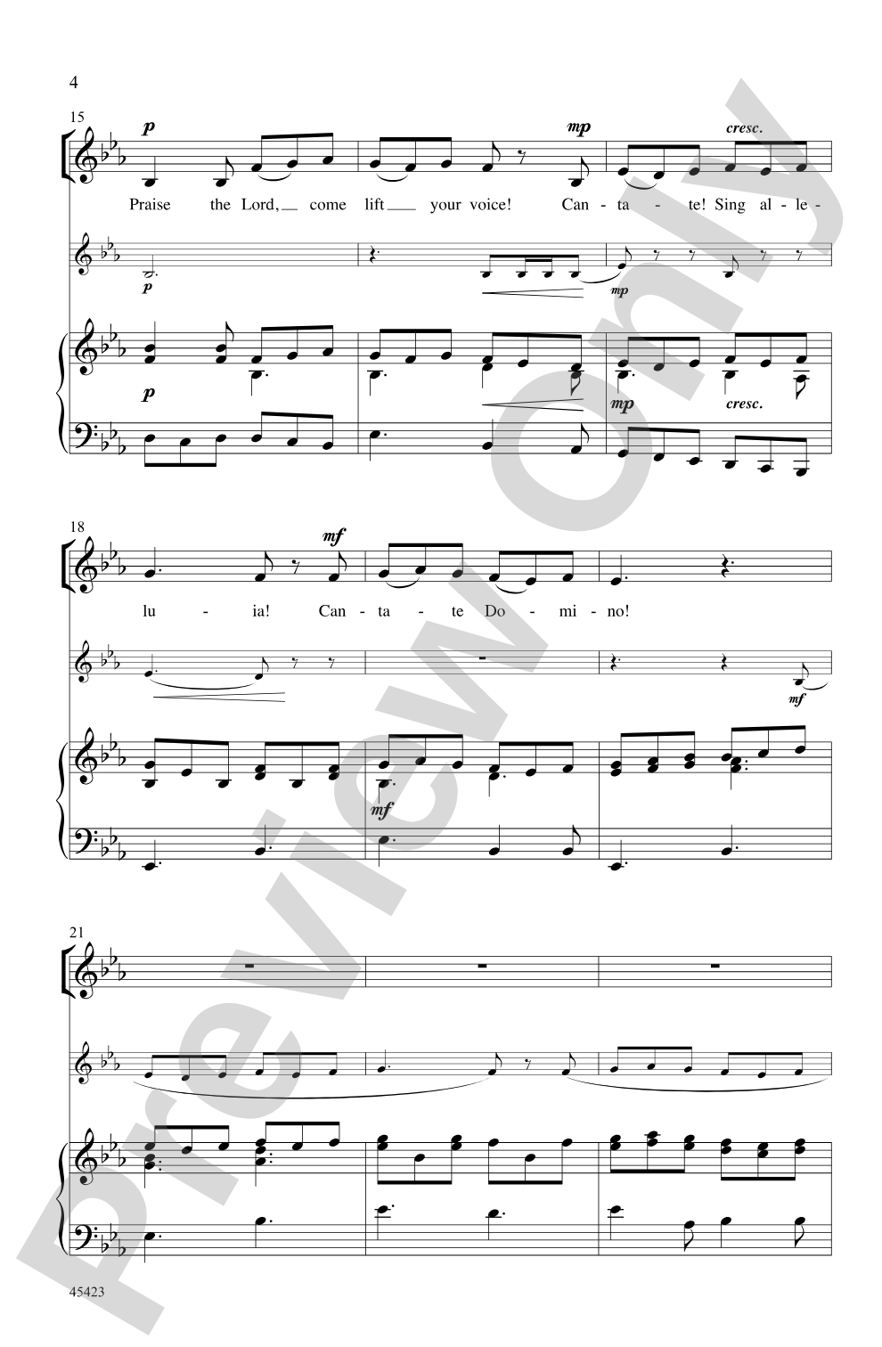Cantate! Sing Alleluia!: 2-Part Choral Octavo