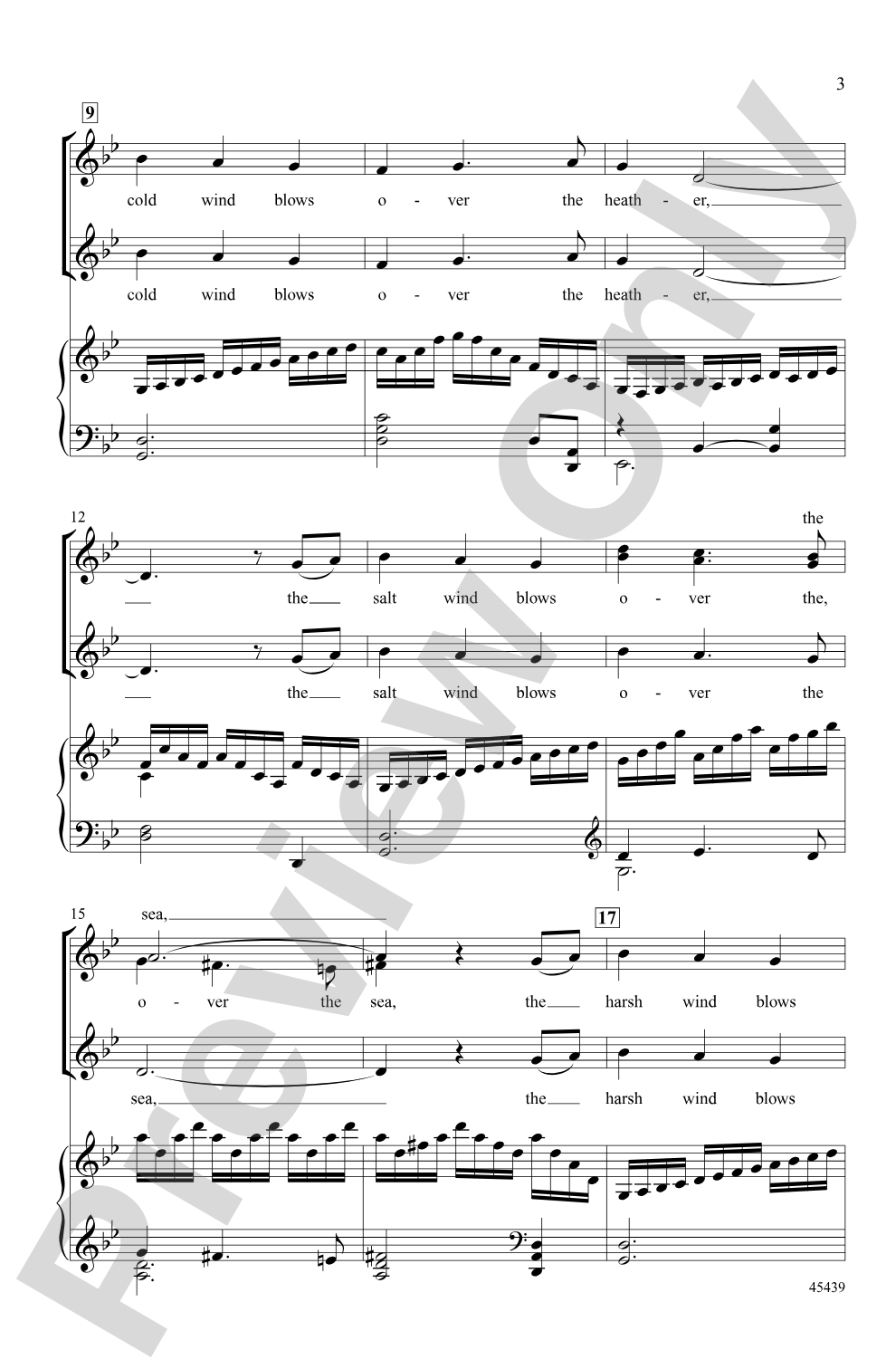 From an Irish Cabin: SSA Choral Octavo