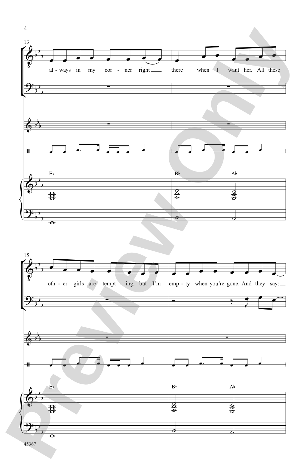 Cheerleader: TB Choral Octavo