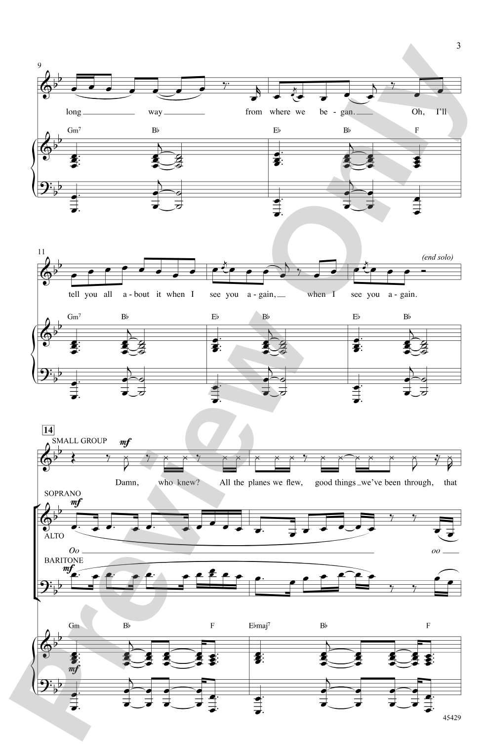 See You Again: SAB Choral Octavo
