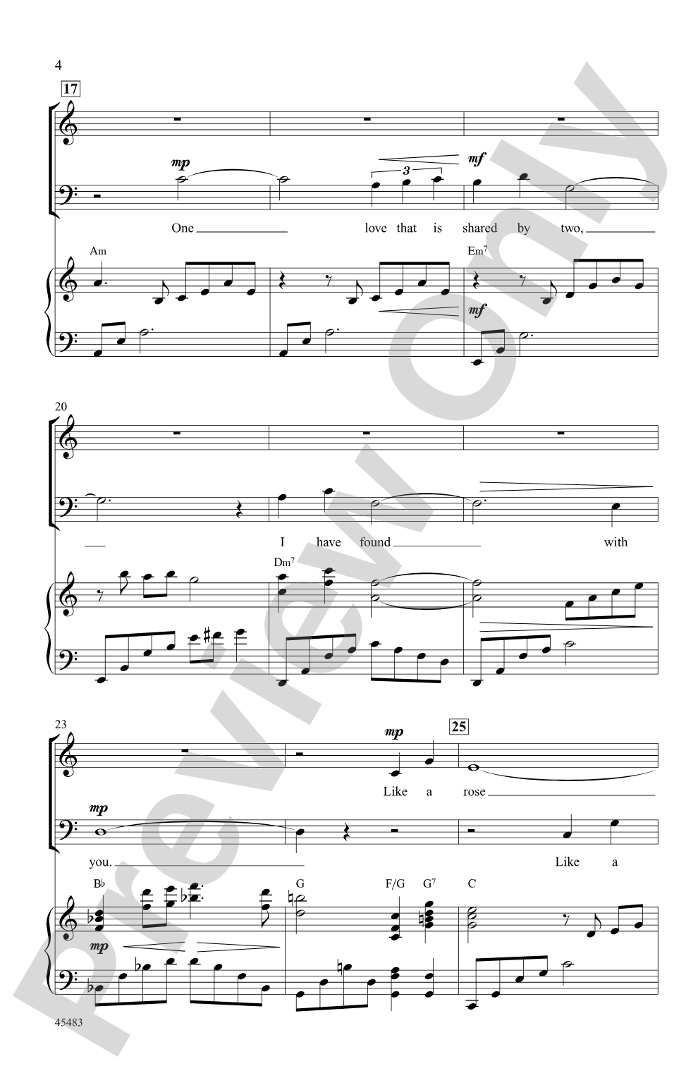Evergreen: SATB Choral Octavo