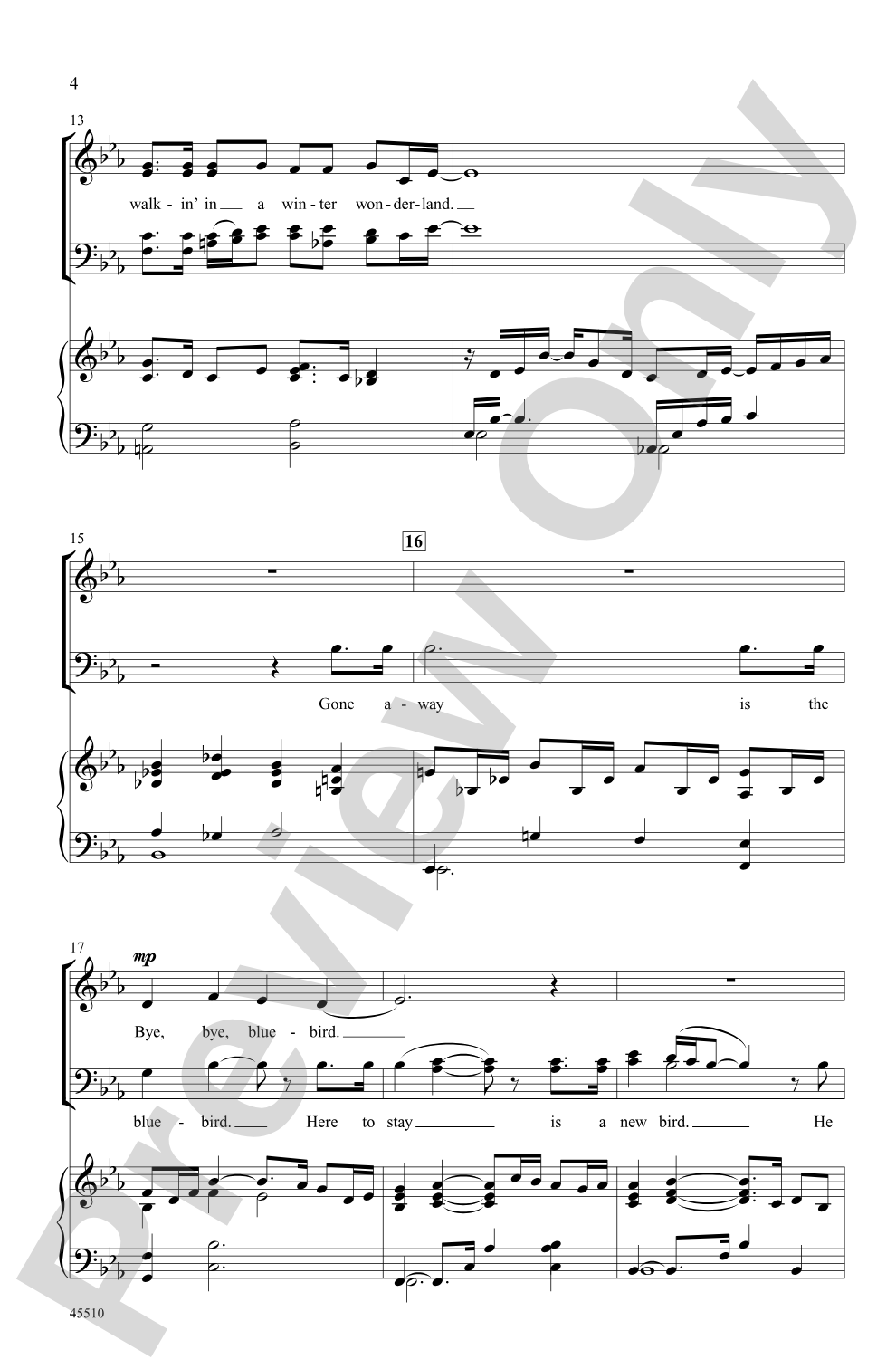 Winter Wonderland: SATB Choral Octavo