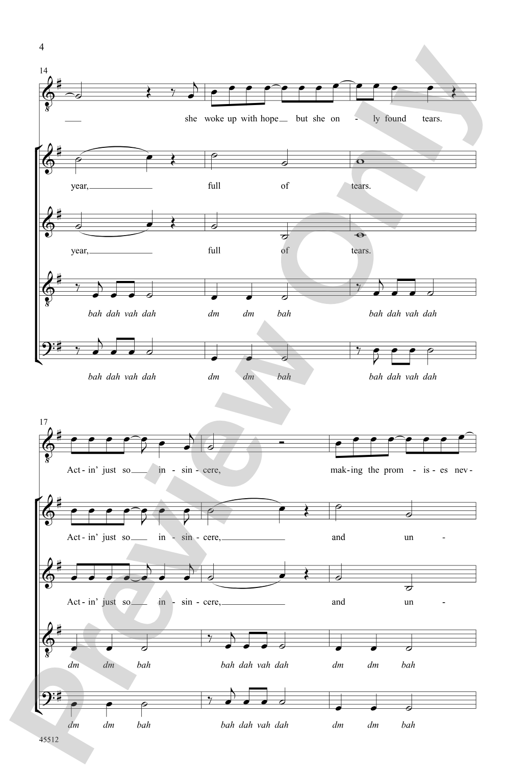 Absolutely: SATB, <i>a cappella</i> Choral Octavo